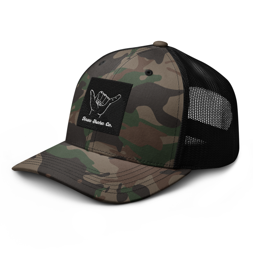 Throw Shaka Camo Trucker Hat