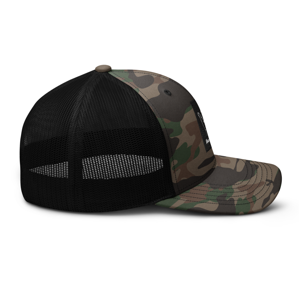 Throw Shaka Camo Trucker Hat