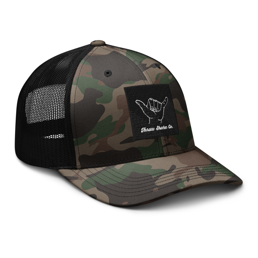 Throw Shaka Camo Trucker Hat